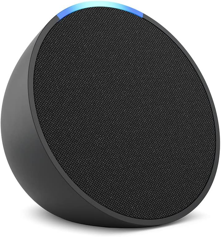 Echo Pop | Full sound compact Wi-Fi & Bluetooth smart speaker with Alexa | Use your voice to control smart home devices, play music or the Quran, and more (speaks English & Khaleeji)