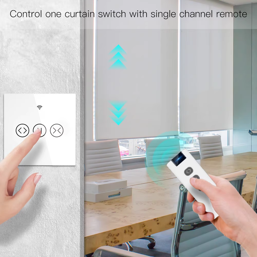 Smart Universal Remote Control for curtain or lights RF433 Transmitter Tuya Wireless Remote Control