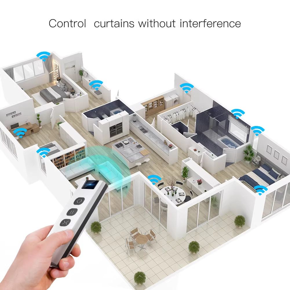 Smart Universal Remote Control for curtain or lights RF433 Transmitter Tuya Wireless Remote Control