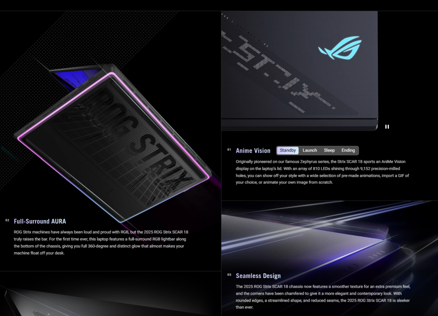 ASUS ROG Strix SCAR 18 (2025) G835LX NEW Intel Core Ultra 9 Gen II 275HX 24-Cores w/ NVIDIA RTX™ 5090 24GB DDR7 & ROG Nebula HDR Mini LED 2.5K 240Hz Display ((Bundle)) , Off Black