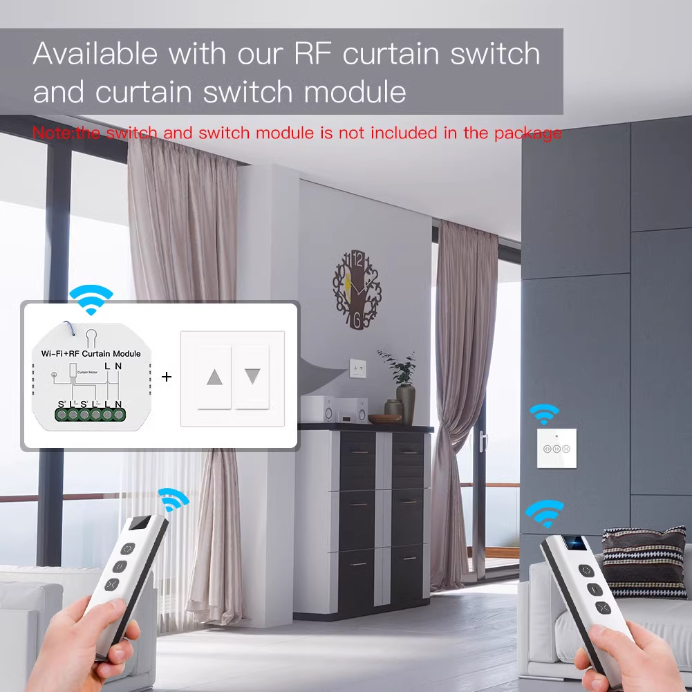 Smart Universal Remote Control for curtain or lights RF433 Transmitter Tuya Wireless Remote Control