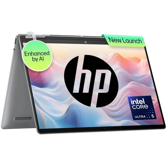 HP OmniBook 5 Flip (2024) 14- fp0013dx NEW Intel Core 5 10-Cores w/ 360° Touch Display & BIG Battery & Fast Charge - Silver