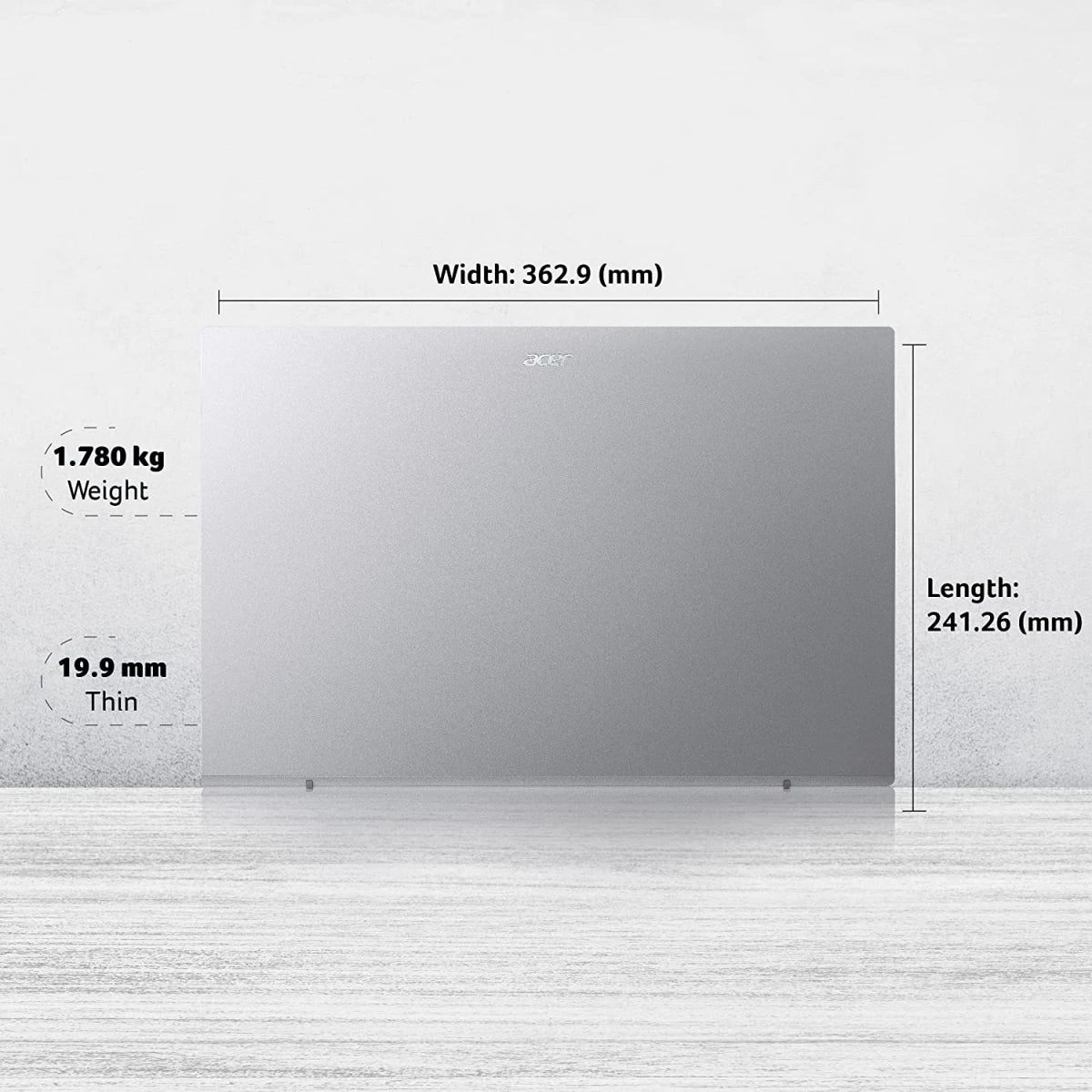 Acer Aspire 3 A315 NEW 12th Gen Intel Core i7 10-Cores Thin & Light For Home & Business w/ Full HD Display & BIG Battery (Customized) - Silver
