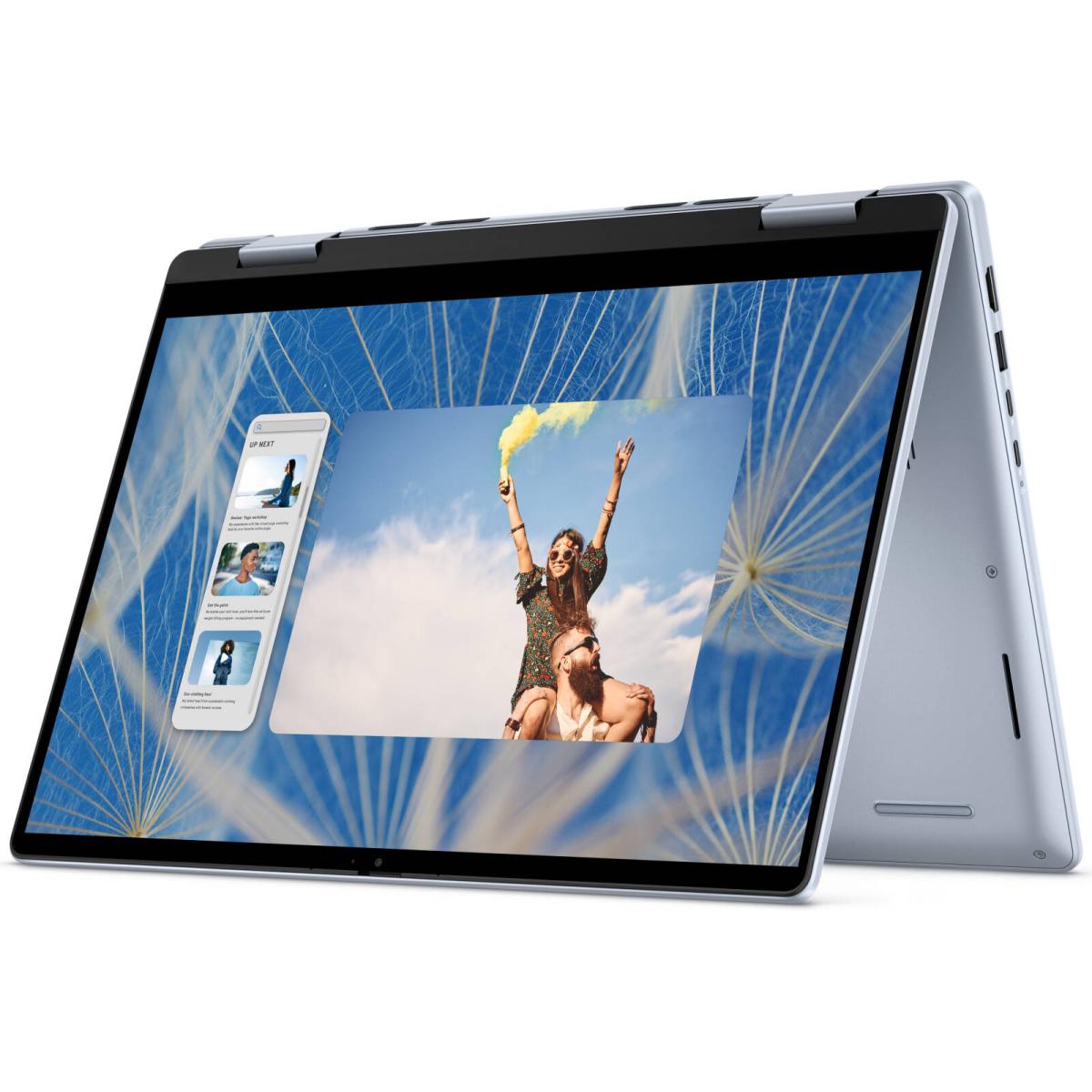 DELL Inspiron 14 7440 (2024) NEW Intel Core 5 10-Cores 2-in-1 Touch Display w/ 360° Touch Display & Fast Charge - Ice Blue