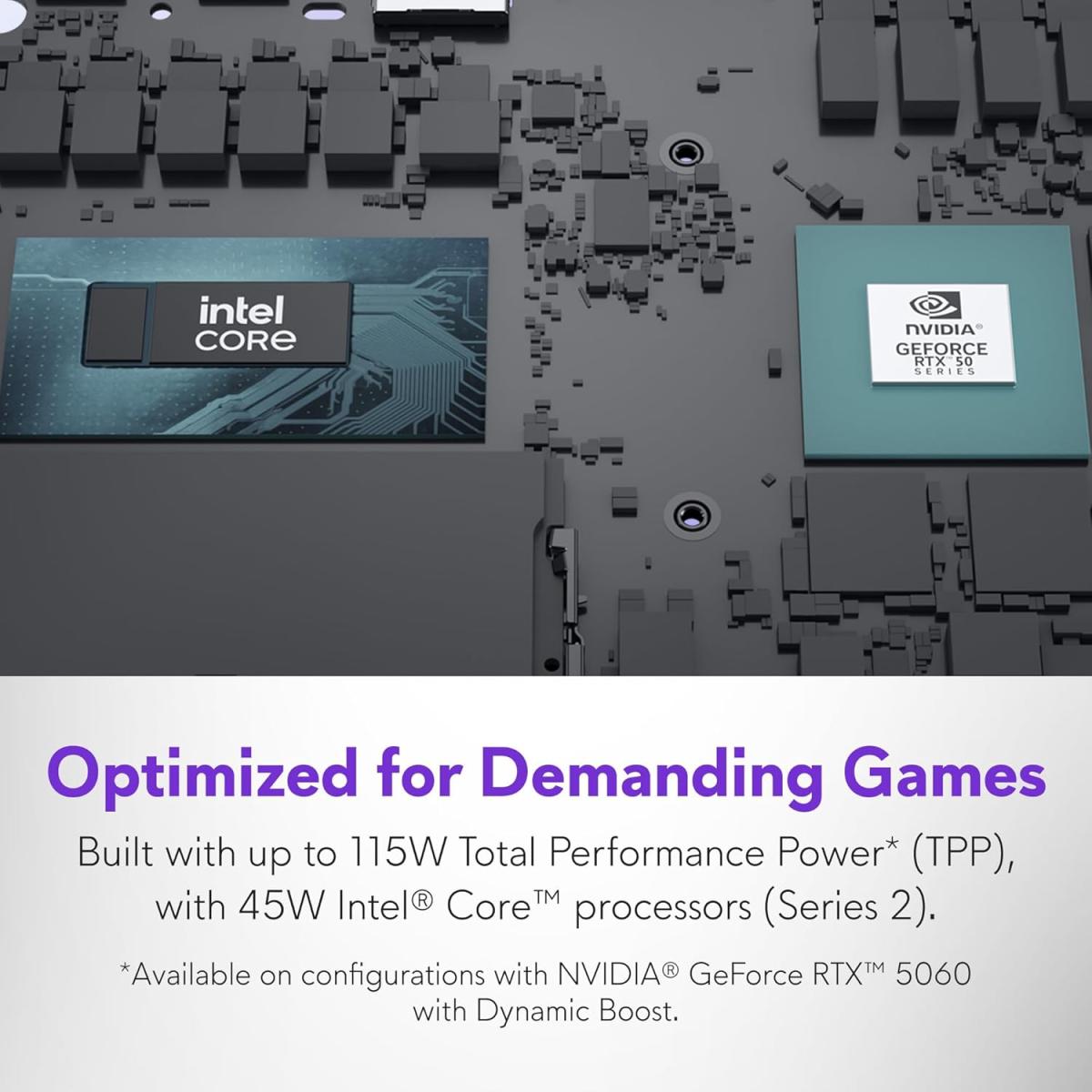 Dell Alienware 16 Aurora (2025) Intel Core 5 210H Series 2 8-Cores w/ Nvidia RTX 4050 6GB DDR6 & 16" 2.5K IPS 120Hz Display , Interstellar Indigo