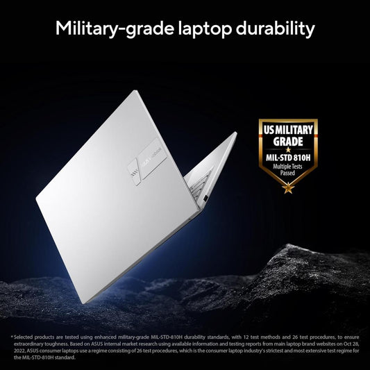 ASUS Vivobook 14 (2024) X1404VA NEW 13th Gen Intel Core i3 6-Cores Thin & Light Military-Grade - Cool Silver