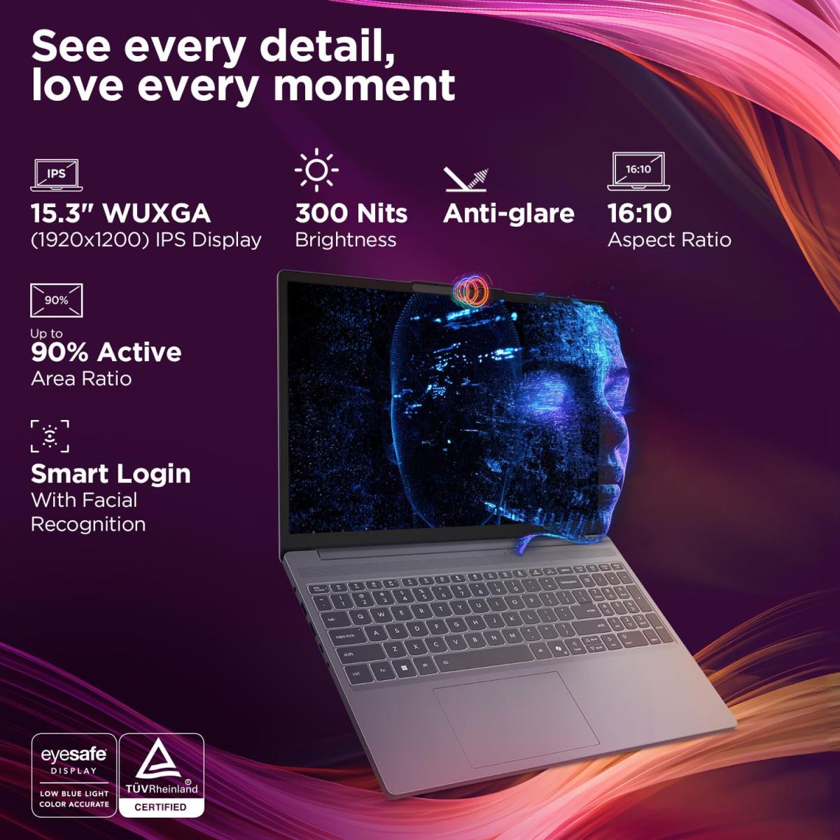 Lenovo NEW IdeaPad Slim 3 (2025) 13th Gen Intel Core i7 13620H 10-Cores HighPerformance Processor w/ DDR5 Memory & IPS Full HD Display - Luna Grey