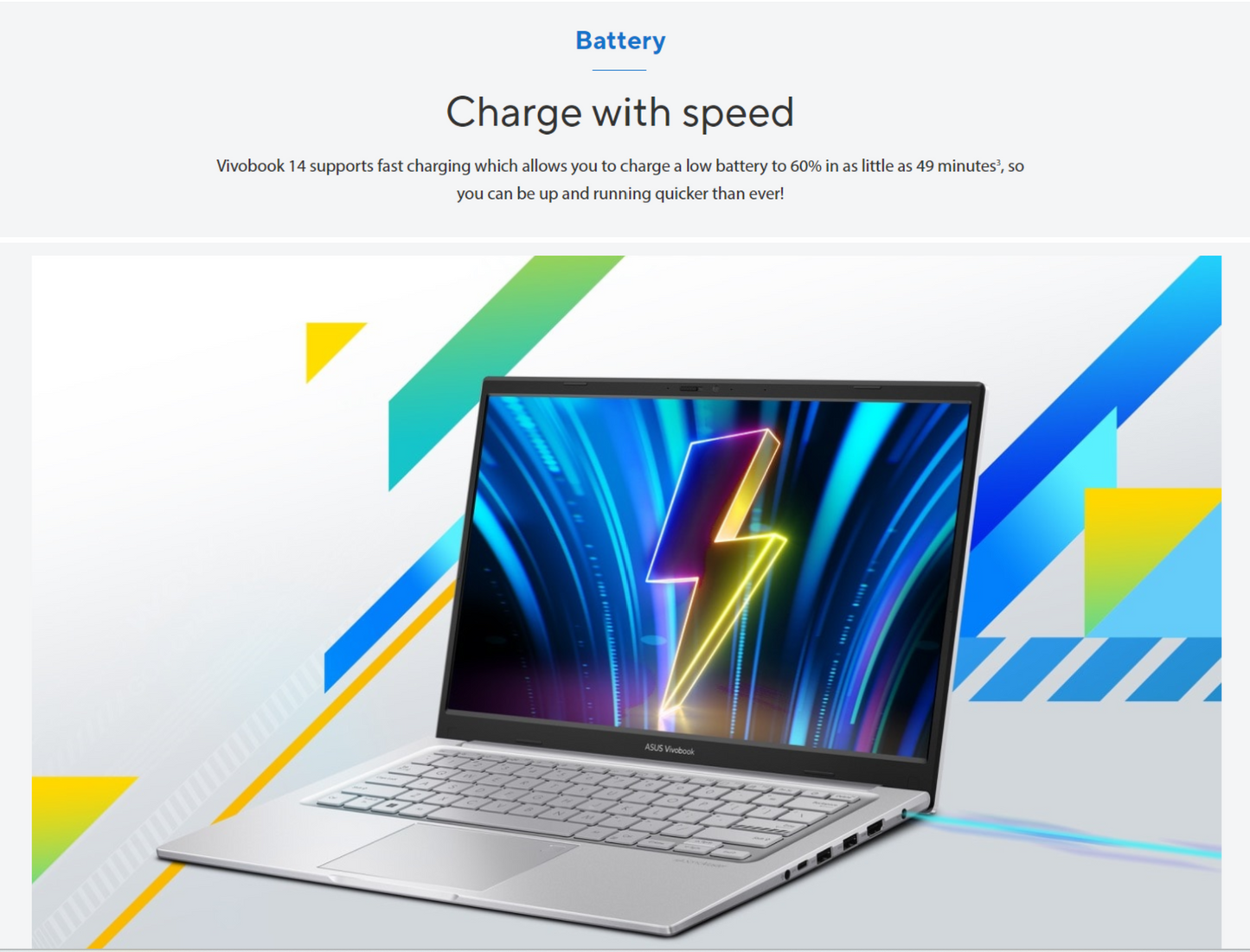 ASUS Vivobook 14 (2024) X1404VA NEW 13th Gen Intel Core i3 6-Cores Thin & Light Military-Grade - Cool Silver
