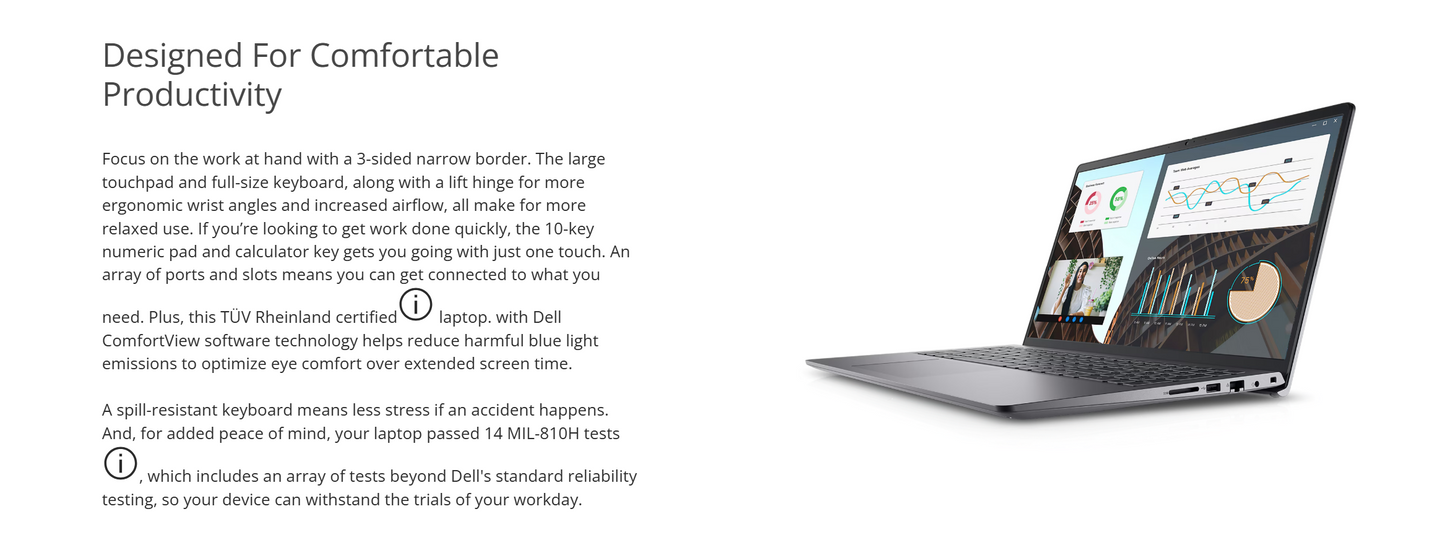 Dell 15 Laptop DC15250 (2025) NEW Intel Core 3 6-Core Higher Speed & More Powerful Integrated Graphics w/120Hz Display - Carbon Black