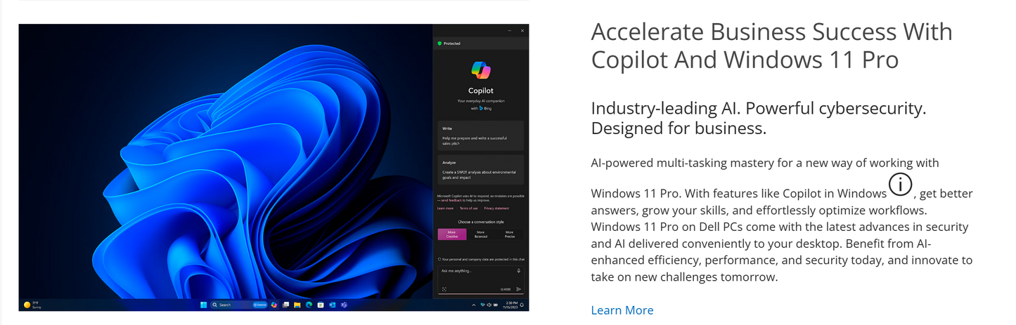 Dell Vostro 3530 (2023) NEW 13Gen Intel Core i7 10-Core BudgetFriendly Business Class w/120Hz Display (Customized) - Carbon Black