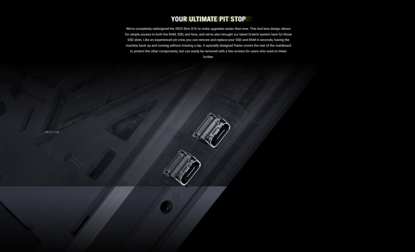 ASUS ROG Strix G16 (2025) G615LP NEW Intel Core Ultra 7 Gen II 255HX 20-Cores w/ NVIDIA RTX™ 5070 8GB DDR7 & 2.5K IPS 240Hz Display , Volt Green