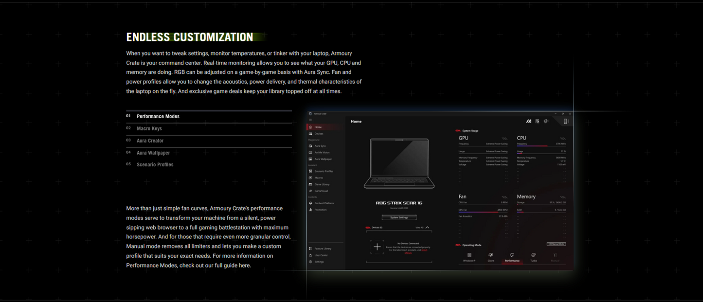 ASUS ROG Strix G16 (2025) G615LP NEW Intel Core Ultra 7 Gen II 255HX 20-Cores w/ NVIDIA RTX™ 5070 8GB DDR7 & 2.5K IPS 240Hz Display , Volt Green