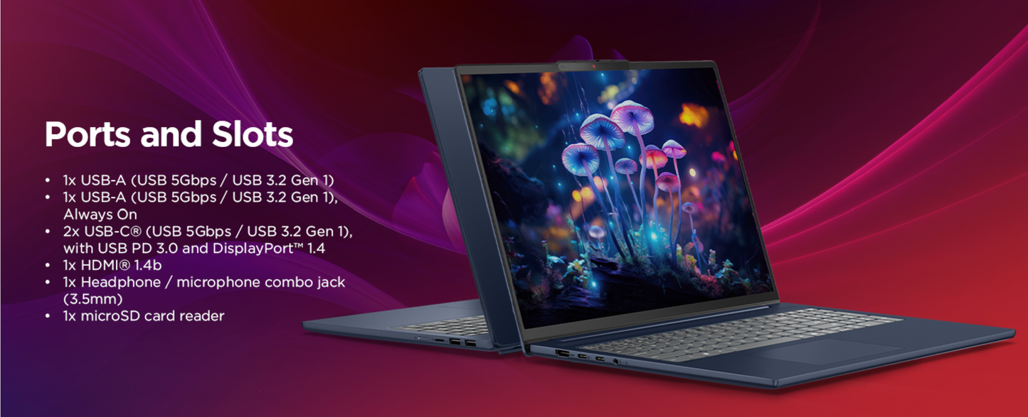 Lenovo NEW IdeaPad Slim 5 (2025) 13th Gen Intel Core i7 13620H 10- Cores High-Performance Processor w/ 16" IPS Display , Aluminium , WIFI 7 , USB C Charger , IR Full HD Camera & Backlit Keybaord , Luna Grey