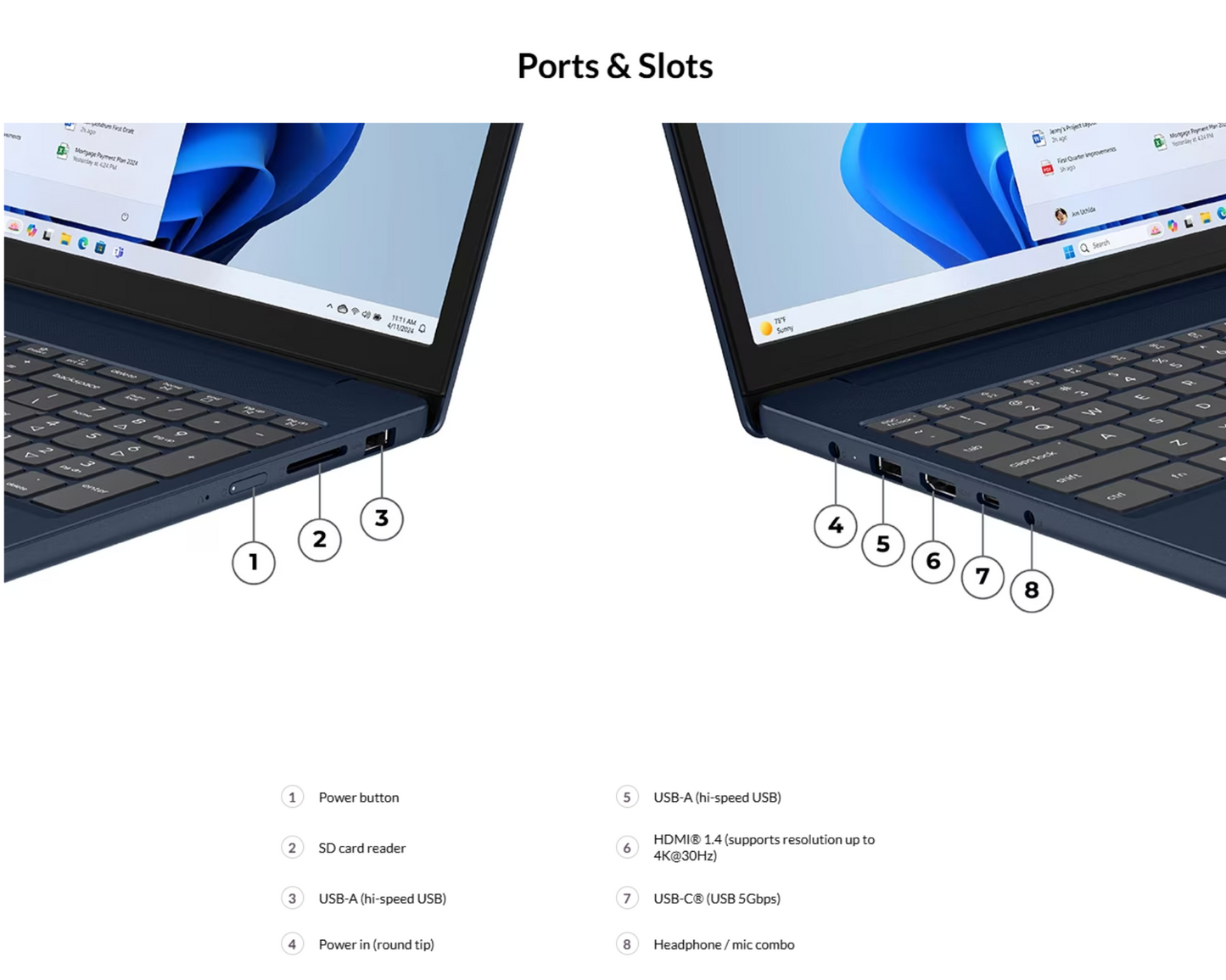 Lenovo NEW IdeaPad Slim 3 (2025) 13th Gen Intel Core i5 13420H 8- Cores High-Performance Processor w/ DDR5 Memory & IPS Full HD Display - Luna Grey