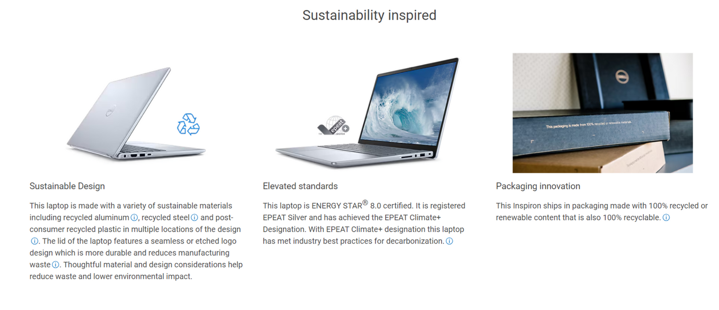 Dell Inspiron 14 5440 (2024) NEW 13Gen Intel Core i5 10-Core Portability & Productivity w/ 14" Display & DDR5 Memory (Customized) - Carbon Black