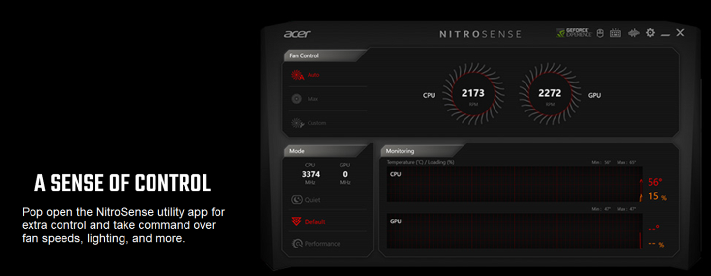 Acer Nitro V15 (2024) ANV15-51- 59RM 13Gen Intel Core i5 10-Cores w/ DDR5 Memory & Nvidia RTX 2050 4GB & 144 Hz Display (Customized) - Black