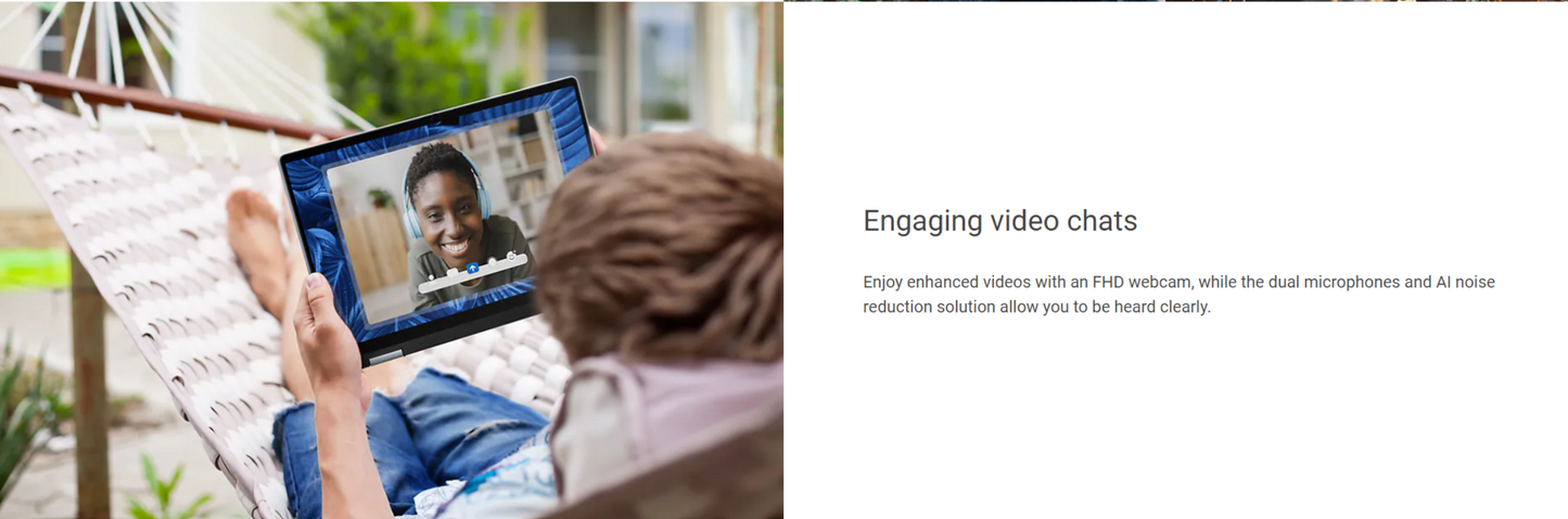 DELL Inspiron 14 7440 (2024) NEW Intel Core 5 10-Cores 2-in-1 Touch Display w/ 360° Touch Display & Fast Charge - Ice Blue