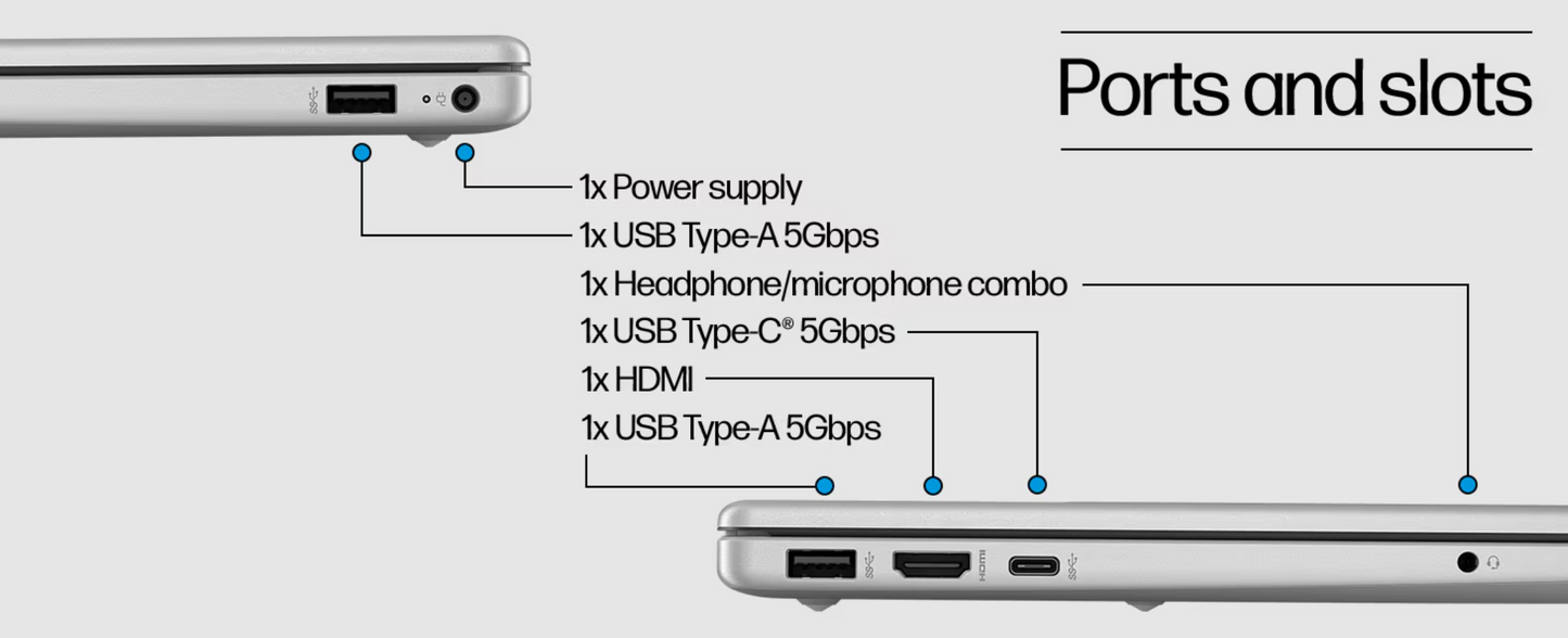HP ProBook 460 G11 (2024) Intel Core Ultra 7 155U 12-Core For Everyday Business Performance Protected by HP Wolf Security W/ DDR5 Memory & 16" IPS Display - Pike Silver