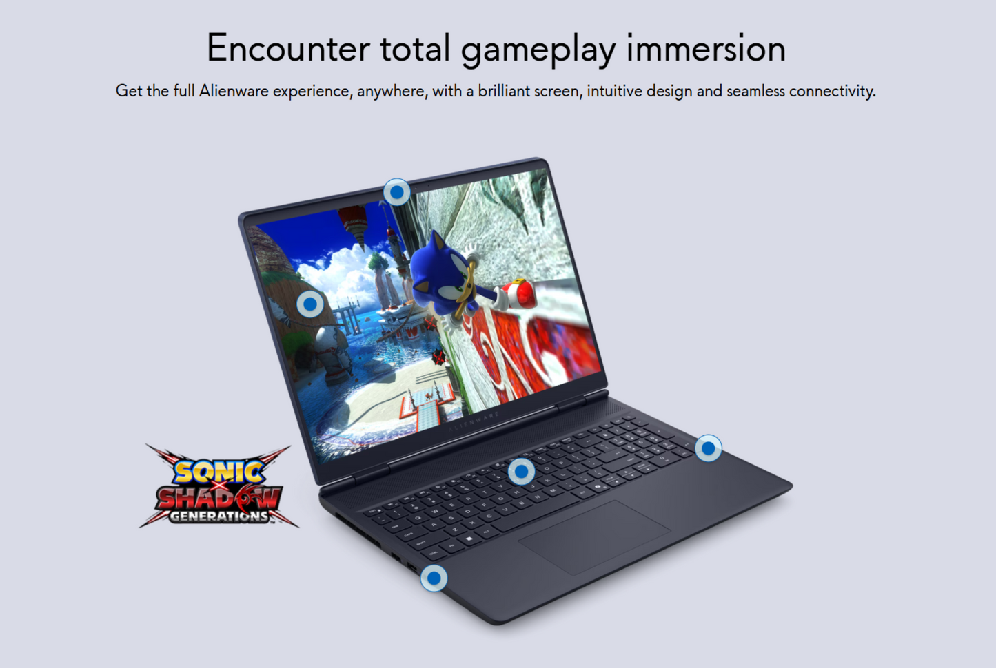 Dell Alienware 16 Aurora (2025) Intel Core 5 210H Series 2 8-Cores w/ Nvidia RTX 3050 6GB DDR6 & 16" 2.5K IPS 120Hz Display , Interstellar Indigo