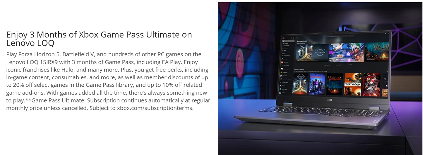 Lenovo LOQ Gaming (2024) NEW 13Gen Intel Core i7 13650HX 14- Cores w/ AI Engine+ LA1 Chip Nvidia & RTX 3050 6GB & IPS 144Hz Display - Luna Grey