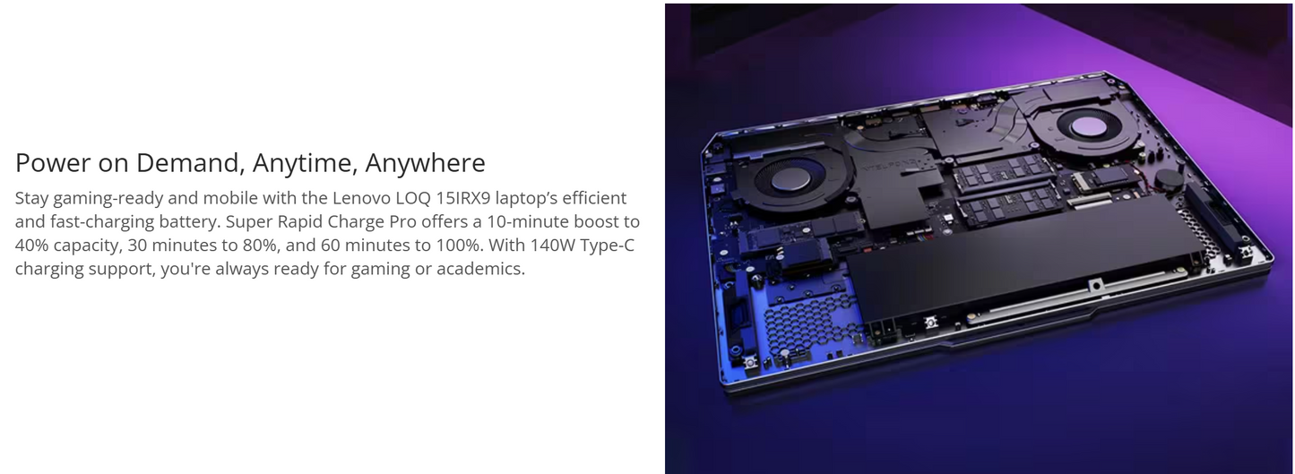 Lenovo LOQ Gaming (2024) NEW 13Gen Intel Core i7 13650HX 14- Cores w/ AI Engine+ LA1 Chip Nvidia & RTX 3050 6GB & IPS 144Hz Display - Luna Grey