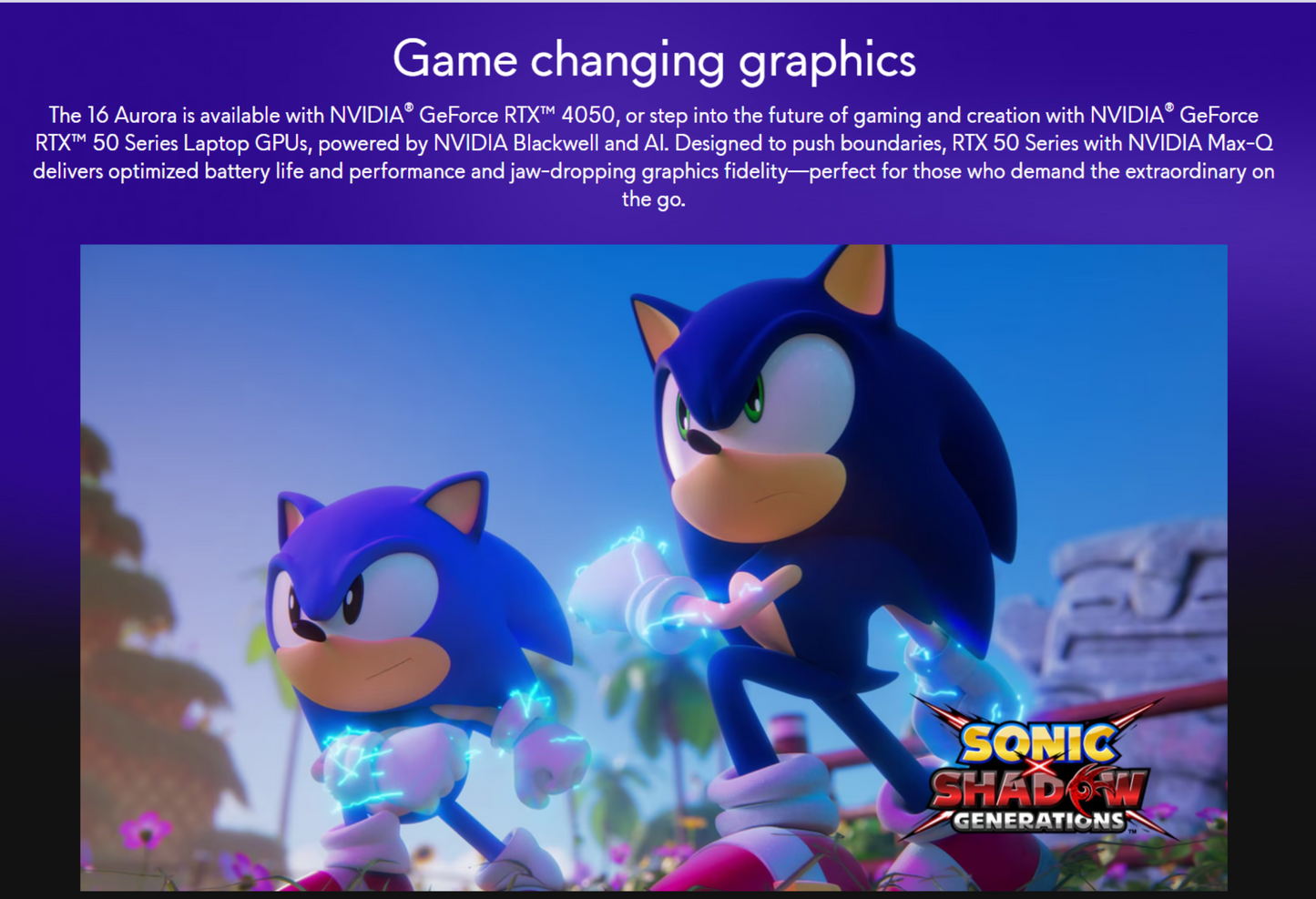 Dell Alienware 16 Aurora (2025) Intel Core 5 210H Series 2 8-Cores w/ Nvidia RTX 4050 6GB DDR6 & 16" 2.5K IPS 120Hz Display , Interstellar Indigo