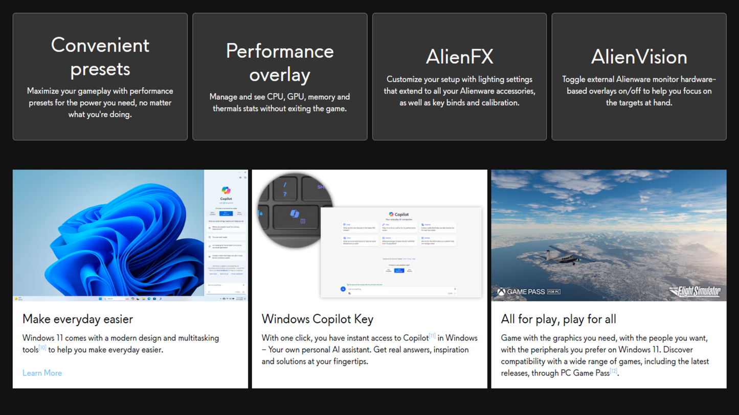 Dell Alienware 16 Aurora (2025) Intel Core 5 210H Series 2 8-Cores w/ Nvidia RTX 4050 6GB DDR6 & 16" 2.5K IPS 120Hz Display , Interstellar Indigo