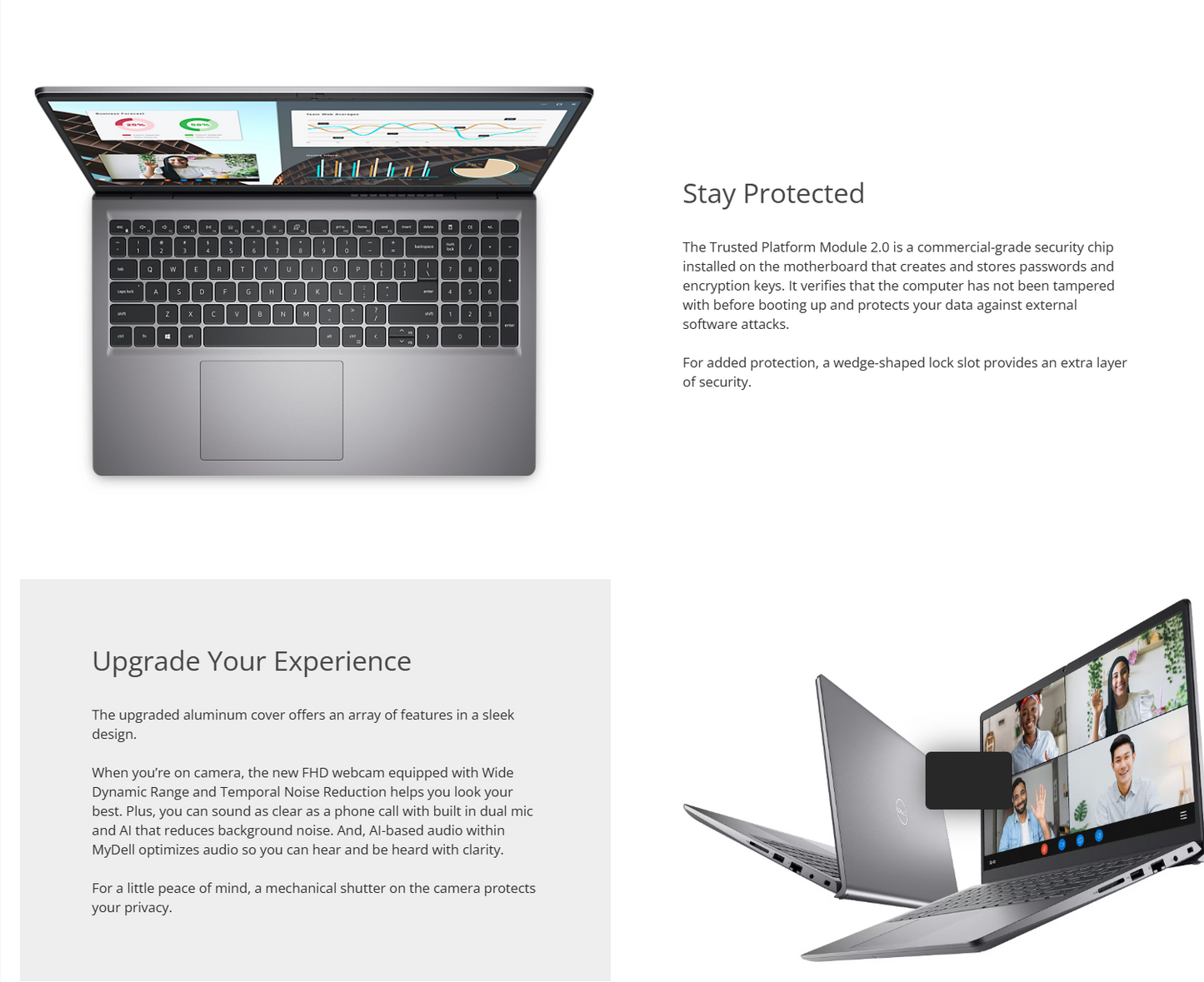 Dell Vostro 3530 (2023) NEW 13Gen Intel Core i7 10-Core Budget-Friendly Business Class w/120Hz Display (Customized) - Carbon Black