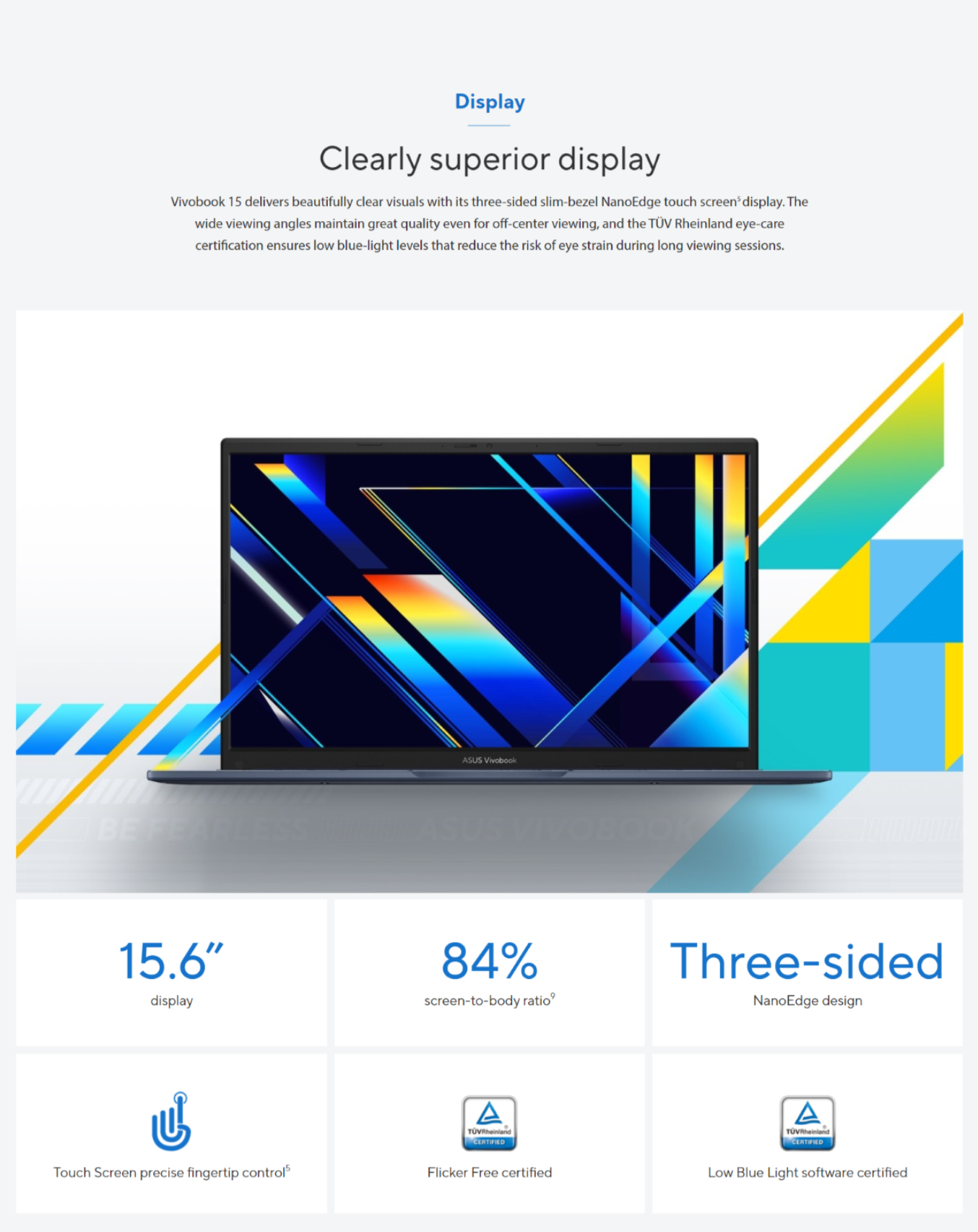ASUS Vivobook 15 (2025) F1504 Intel Core 5 10-Cores Fast Charge Better Sound Military-Grade Standard & Backlit Keyboard , Cool Silver