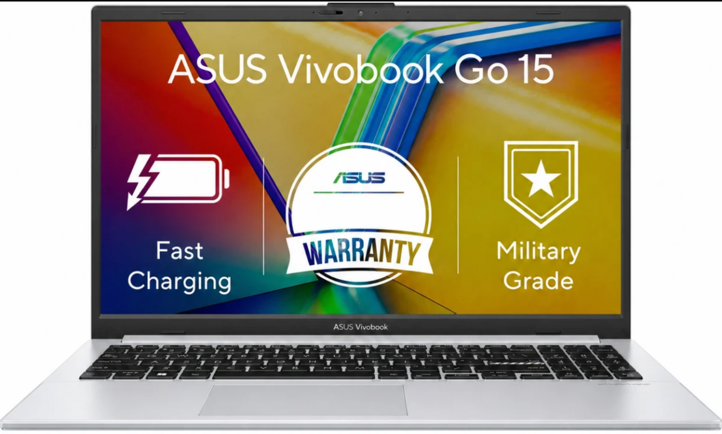 ASUS Vivobook 15 E1504GA (2024) 13th Gen Intel Core i3 8-Cores w/ Fast Charge & Windows 11 Pre-Installed - Cool Silver