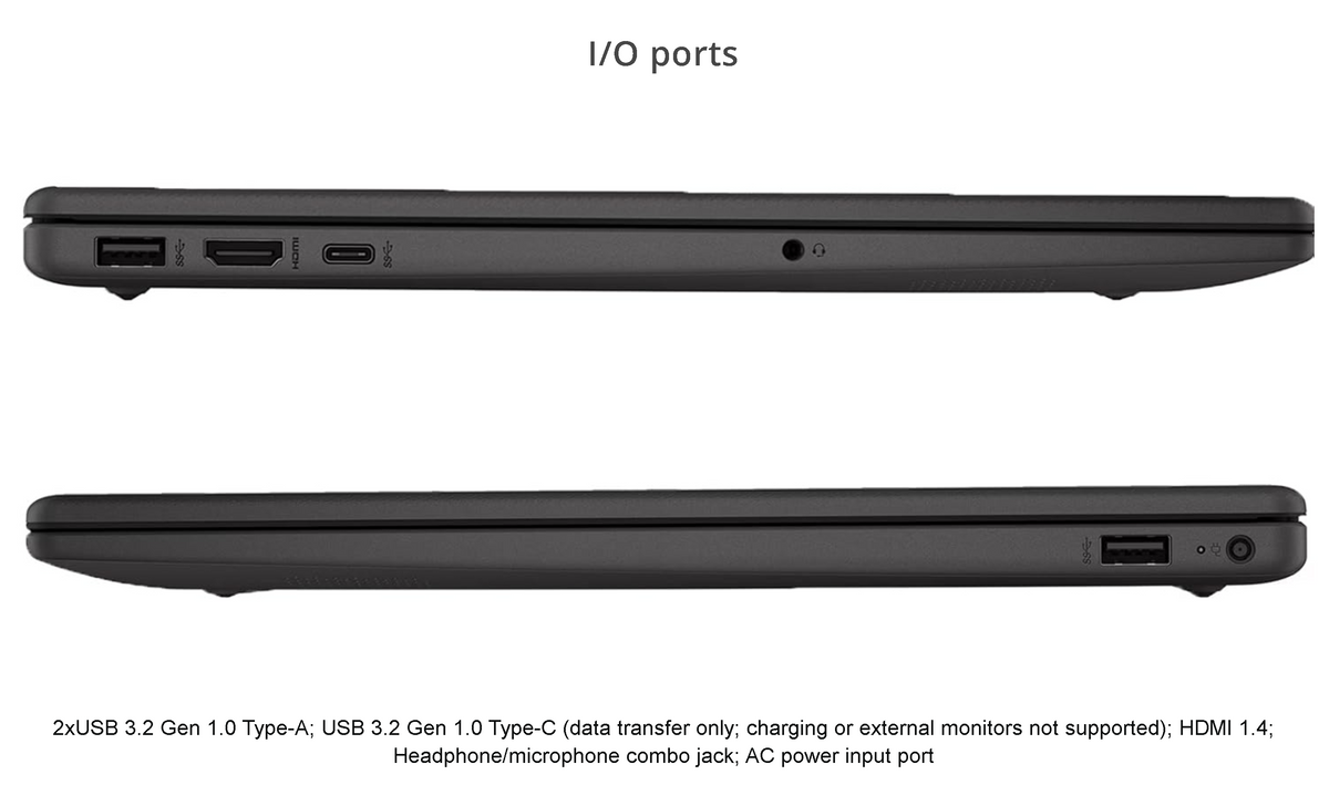 HP Essential 250 G10 (2025) NEW Intel Core 3 100U 6-Core Budget-Friendly Business-Ready - Dark Ash Silver