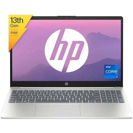 HP Laptop 15-fd0022ne (2023) NEW 13th Gen Intel Core i7 10-Cores Slim Design w/ IPS Full HD Display - Silver