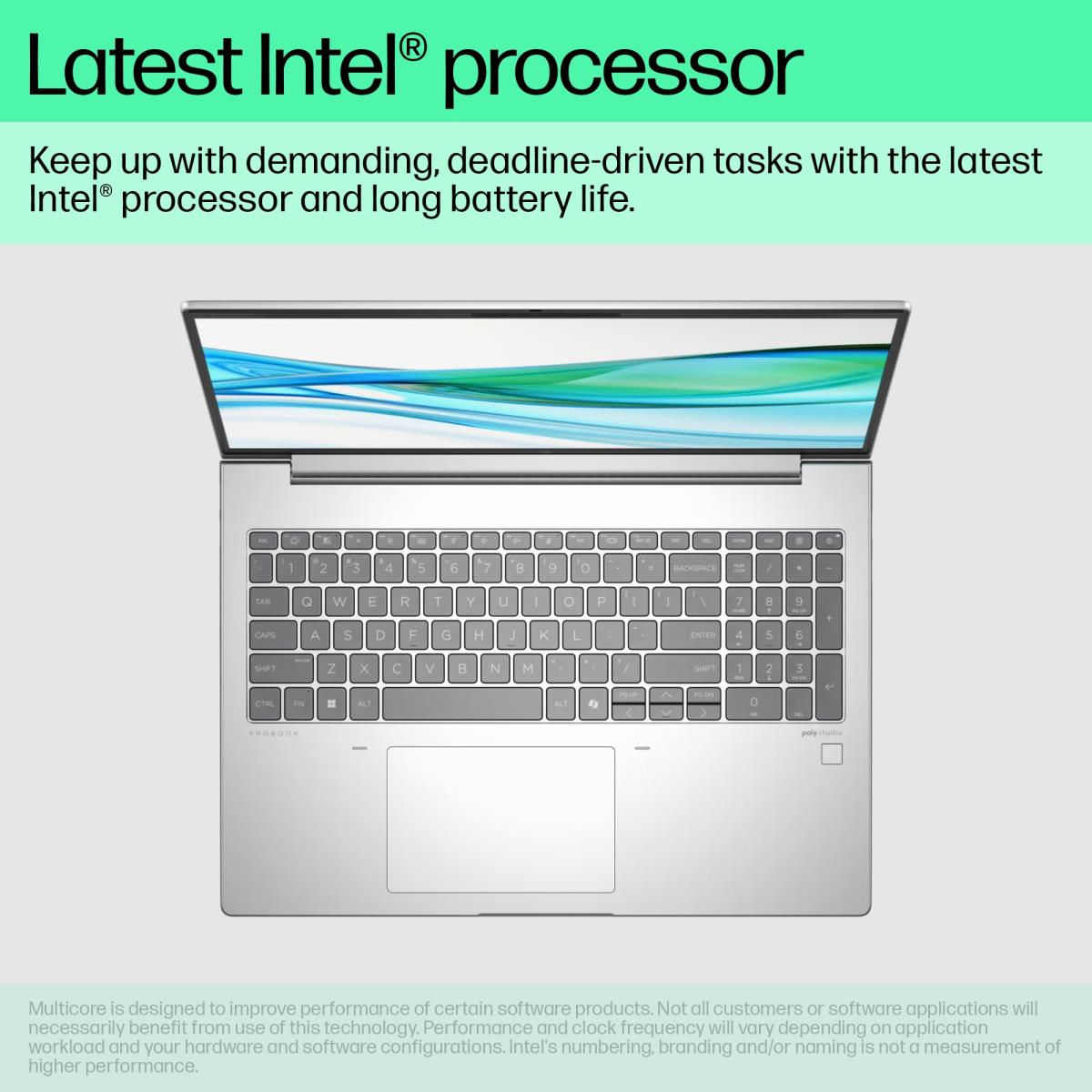 HP ProBook 460 G11 (2024) Intel Core Ultra 7 155U 12-Core For Everyday Business Performance Protected by HP Wolf Security W/ DDR5 Memory & 16" IPS Display - Pike Silver