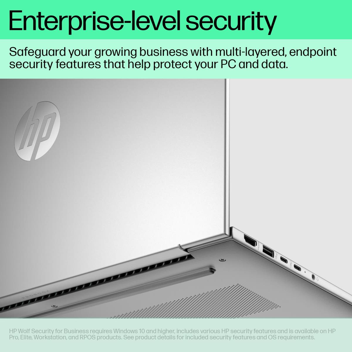 HP ProBook 460 G11 (2024) Intel Core Ultra 7 155U 12-Core For Everyday Business Performance Protected by HP Wolf Security W/ DDR5 Memory & 16" IPS Display - Pike Silver