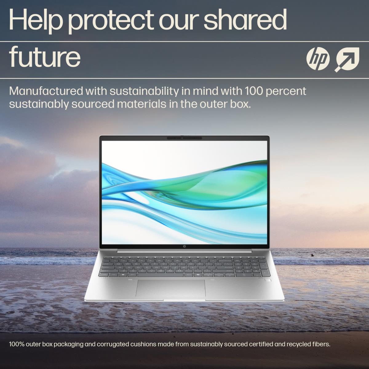 HP ProBook 460 G11 (2024) Intel Core Ultra 7 155U 12-Core For Everyday Business Performance Protected by HP Wolf Security W/ DDR5 Memory & 16" IPS Display - Pike Silver