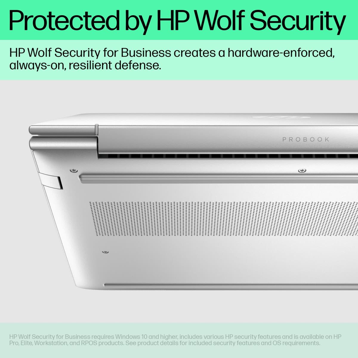 HP ProBook 460 G11 (2024) Intel Core Ultra 7 155U 12-Core For Everyday Business Performance Protected by HP Wolf Security W/ DDR5 Memory & 16" IPS Display - Pike Silver